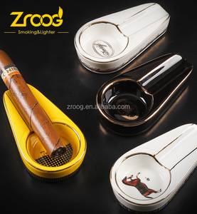 <span class=keywords><strong>Cendrier</strong></span> <span class=keywords><strong>de</strong></span> <span class=keywords><strong>table</strong></span> en céramique fait main Zroog pour l'extérieur, design américain moderne, portable, excellent cadeau <span class=keywords><strong>de</strong></span> Noël pour les amateurs <span class=keywords><strong>de</strong></span> cigares - Product Image 2