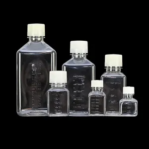 Zellkultur kolben 250ml Labor Hitze beständiger Kunststoff Transparent OEM Kunden spezifischer Herkunfts typ Produkt Iso LAB