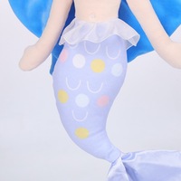 Nouvelles poupées en peluche sirène populaires, jouets en peluche personnalisés, oreillers sirènes pour enfants, filles et garçons