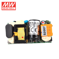 Alimentation à découpage originale Mean Well série MFM-15 15W avec boîtier en maille métallique, tensions de sortie 3.3V/5V/12V/15V/24V