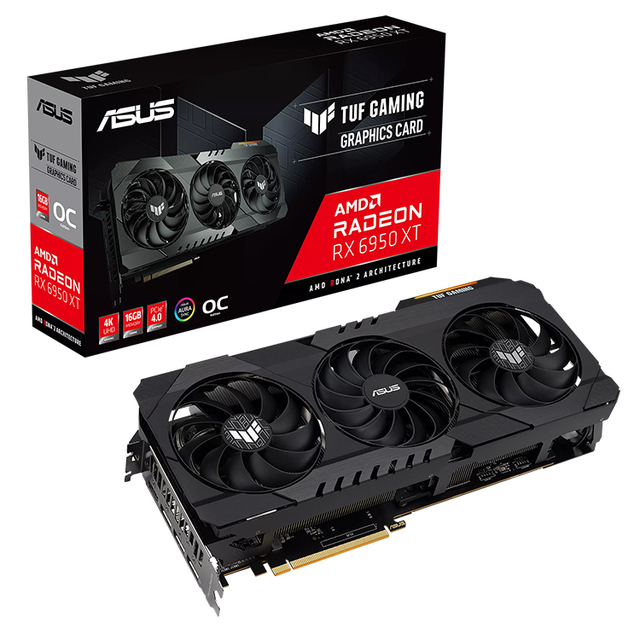 Used ASUS AMD Radeon TUF Gaming Radeon RX 6950 XT OC Edition  Graphics Card With 256 Bit PCI Express 4.0 GDDR6 Memory GPU