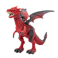 Dinosaure RC 2.4G télécommandé marchant et pulvérisant de l'eau, simulation de dragon de feu électrique avec lumières pour enfants