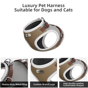 Arnés para Perros Sin Tirones, Ajustable, Acolchado y Suave, Chaleco para Mascotas Sin Estrangulamiento con Mango de Fácil Control para Perros Grandes - Product Image 4