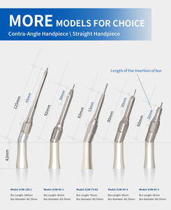 DJW-45-4-pieza de mano quirúrgica de baja velocidad, espray externo Dental, con conector tipo E ISO, 45mm de diámetro, 2,35mm de longitud - Product Image 3