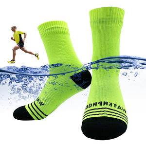 100% impermeable caminata de bicicleta <span class=keywords><strong>ciclismo</strong></span> <span class=keywords><strong>calcetines</strong></span> mediados longitud a prueba de agua bicicleta calcetín lluvia de invierno deportes de nieve, vida al aire libre de rescate - Product Image 1
