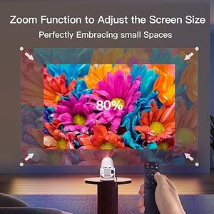 Dazzler hy300 chiếu 4K Android thông minh Bluetooth Wifi với 20000 + Movie chiếu trò chơi cho dữ liệu hiển thị - Product Image 4