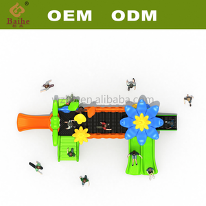 Baihe giấc mơ kết hợp trượt giáo dục chơi khu vực trẻ em ngoài trời vui chơi giải trí công viên sân chơi thiết bị nhựa trượt bộ - Product Image 3