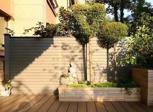 Planche <span class=keywords><strong>de</strong></span> terrasse en WPC creuse <span class=keywords><strong>de</strong></span> haute qualité 146*24mm, planches <span class=keywords><strong>de</strong></span> terrasse composites imperméables pour <span class=keywords><strong>jardin</strong></span>, patio, balcon - Product Image 3