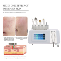 Vente en gros d'équipement de beauté portable multifonctionnel six en un anti-âge pour le visage avec logo personnalisé pour le lifting du visage