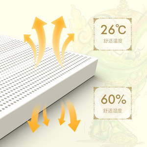 THRoyal Natural Latex Folding <b>Mattress</b> 200X220cm 93% Latex Content SGS Certified - Product Image 2