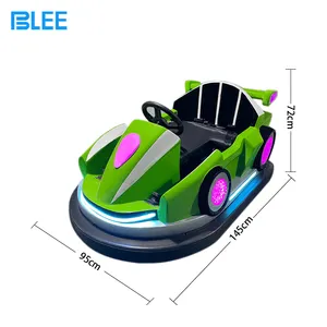 Manufacturer Anti-Collision Battery Operated Bumper Car With Rubber Indoor Kids Adults Electric Floor Bumper Car For Park