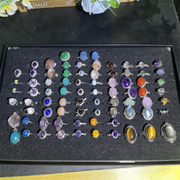 Hete Aanbieding: Kristallen Sieraden Ring Edelsteen Bloem Opaal Ring Verstelbaar Valentijnscadeau
