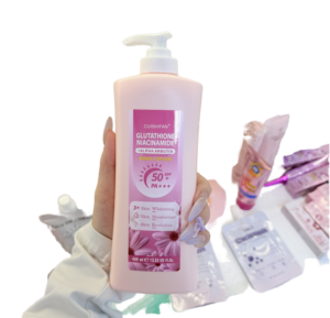 Lotion corporelle blanchissante au glutathion, best-seller, SPF50, 400 ml, rafraîchissante, non grasse, nourrissante, parfum longue durée - Product Image 1