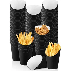 Oem Service 12oz French Fries Take Away Cup Disposable Paper French Fries Cups