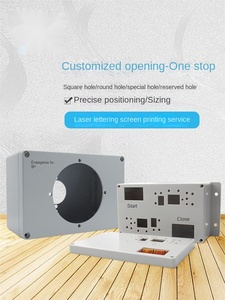 Haute qualité IP66 ABS étanche boîte de jonction 1 entrée 2 sorties bricolage extérieur répartiteur électrique équipement de Distribution d'alimentation fil - Product Image 4