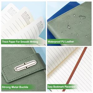 Wholesale Customized Notebooks with Pen Promotional Business Gifts <b>Leather</b> Notebook A5 Notebook Gift Box Set - Product Image 5