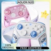 Control Remoto Inalámbrico Bluetooth AOLION N20 para Consola Nintendo Switch 2, Retro, con Programación de Macros, RGB, para Juegos de PC