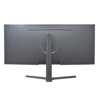 Fábrica de China Monitor negro de 34 pulgadas Monitor de computadora PLANO 4K de bajo brillo para oficina