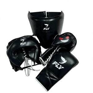 ถุงมือ MMA รุ่นล่าสุด หนังแท้ น้ำหนักเบา ปิดแบบผูกเชือก ปิดนิ้วเต็มรูปแบบ กันน้ำ แห้งเร็ว ชุดสำหรับฝึกซ้อมมวย - Product Image 5