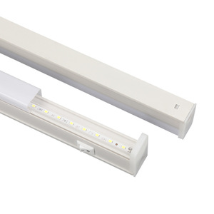 사무실 및 창고용 <span class=keywords><strong>LED</strong></span> <span class=keywords><strong>T5</strong></span> 통합 조명 2ft T8 선형 튜브 CE 인증서 PC 본체가있는 SMD 광원 - Product Image 1