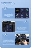 Escáner de vehículos OBD para instrumentos de prueba para los últimos modelos de automóviles con software y actualización gratuitos de por vida