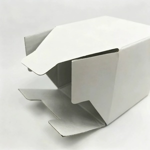 Boîtes d'expédition personnalisées en carton blanc et kraft pour le commerce électronique avec fond à bande déchirable pour l'emballage de détail en gros - Product Image 1