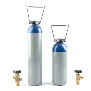 Cylindres de haute qualité pour bouteille de bouteille de gaz vide portable à haute pression hélium/hydrogène/oxygène/co2