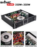 Amplificateur de puissance audio professionnel CS2000 2U 350W*2 pour sonorisation en direct, série CS, module de carte d'alimentation pour caisson de basses
