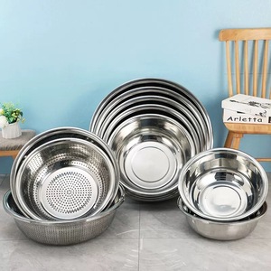 Sản xuất kích thước lớn rửa bằng thép không gỉ lưu vực kích cỡ khác nhau thực phẩm lưu trữ trộn bát - Product Image 3