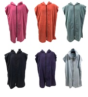 Poncho à capuche en microfibre à séchage rapide pour adulte, serviette de plage absorbante, super douce, robe de change toutes saisons