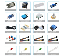 Kit de démarrage ESP32 pour la programmation Arduino avec carte de développement ESP32 WIFI IoT, kit éducatif électronique complet pour l'apprentissage DIY