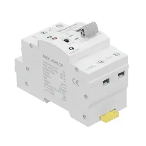 Manhua 2P AC 220V 63A 2 Poles Dual Power Automatic Transfer Switch Electric Switch PC Type Switch Household Din Rail