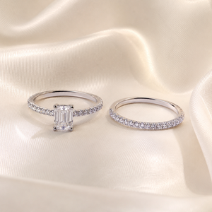 Anello Grande Quadrato con Cristalli per Donne, Elegante Gioiello da Dito alla Moda - Product Image 3
