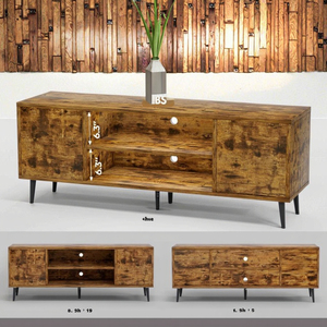 Oem/ODM wenfeng hiện đại tự nhiên quốc gia thiết kế <span class=keywords><strong>TV</strong></span> đứng trượt Tủ trung tâm giải trí kệ đồ nội thất phòng khách - Product Image 6