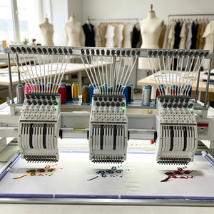 เครื่องปักคอ<span class=keywords><strong>ม</strong></span>พิวเตอร์เกรดเชิงพาณิชย์ <span class=keywords><strong>3</strong></span> หัว 12 เข็ม ประสิทธิภาพสูง สำหรับปักห<span class=keywords><strong>ม</strong></span>วกและเสื้อผ้า - Product Image 6