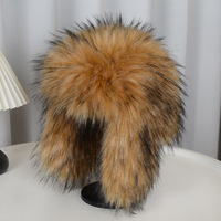 Chapeaux pour femmes en fausse fourrure de raton laveur et renard, chauds pour l'hiver, avec cache-oreilles, style trapper, bomber, décontractés, pour le sport, le ski, la pêche, le cyclisme, les fêtes et les voyages