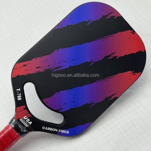 Diseño rojo Air Dynamics Advanced Pickleball Paddle 16mm fibra de carbono panal núcleo termoformado sin marco Edgeless portátil - Product Image 4