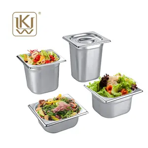 UKW Edelstahl Küchen buffet Food Warmer Hotel Utensil GN Pan Container
