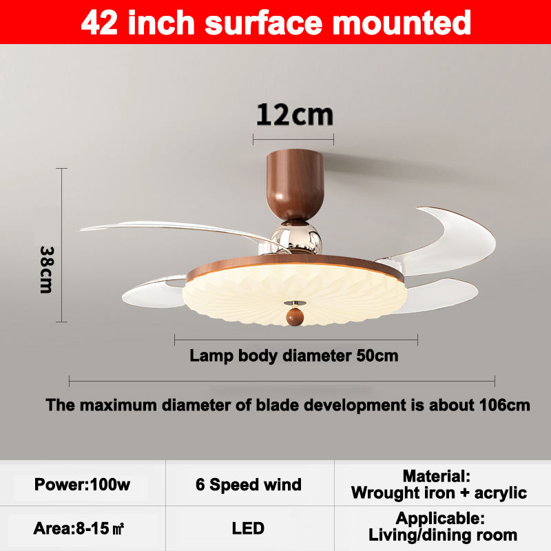 Walnut+Chrome + Surface Mounted