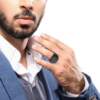Bague Chevalier Carrée Plate en Acier Inoxydable de 14 mm, Largeur Élevée, pour Homme, Bague de Doigt Bandoulière Carrée, Bijou de Fête Masculin