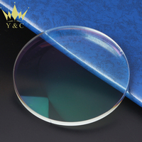Lentes de Gafas con Filtro de Bloqueo de Luz, Lentes de Plástico Oftálmicas, Lentes de Resina Azul Transparentes, Lentes de Sol de Grado A con Protección Contra Rayos Azules