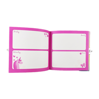 Journal intime pour enfants, joli couverture rigide imprimée personnalisée, couleur avec petite serrure