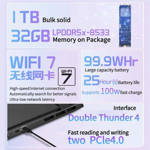 Ordinateur portable <span class=keywords><strong>MSI</strong></span> <span class=keywords><strong>gaming</strong></span> Intel Core Ultra 7 155H DDR5 32 Go 1 To 14 pouces OLED-4K pas cher - Product Image 4