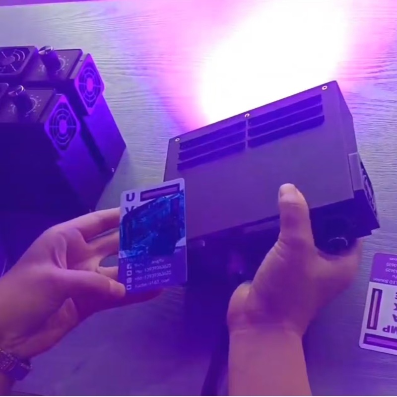High Power 400W Fan Cooling UV LED Curing Lamp 140x20mm with Dimmer for DTF Printer Home Use UV Ink Dry