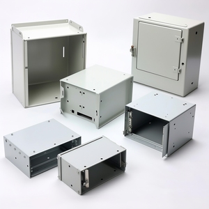 OEM Custom Precision Sheet Metal Fabrication Matte Black Electronic Enclosure Industrial Computer Chassis - Product Image 3