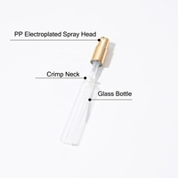 Flacon vaporisateur de parfum portable 3ml 5ml 10ml pour voyage, pour femmes et hommes, idéal comme cadeau