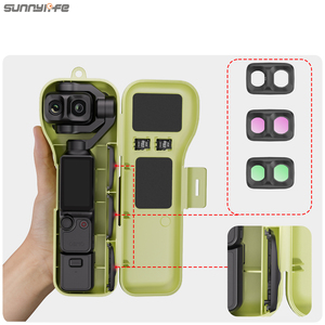 Étui de protection Sunnylife pour caméra Gimbal avec cordon, housse de protection antichoc, boîte de rangement pour <span class=keywords><strong>Osmo</strong></span> <span class=keywords><strong>Pocket</strong></span> 4P - Product Image 3