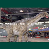 Modèle géant de Diplodocus pour parc à dinosaures, grand dinosaure animatronique pour décorations extérieures