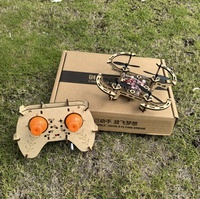 Kit d'avion à quatre rotors en bois spécial à assembler soi-même pour l'enseignement et la formation, adapté aux enfants de 5 à 7 ans, unisexe