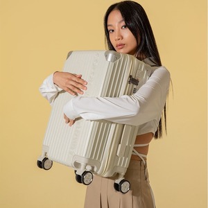 Student <b>Trolley</b> <b>Suitcase</b> 20-Inch Spinner Wheels USB Port TSA Lock Stripe Design Unisex Leisure Travel - Product Image 2